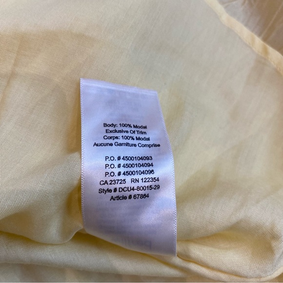 Wilfred Tiered Babydoll Sidonie Dress, Buttercup Yellow, Mini, Summer, Women's S - Picture 12 of 12